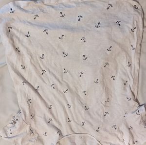 White graphic design shirt